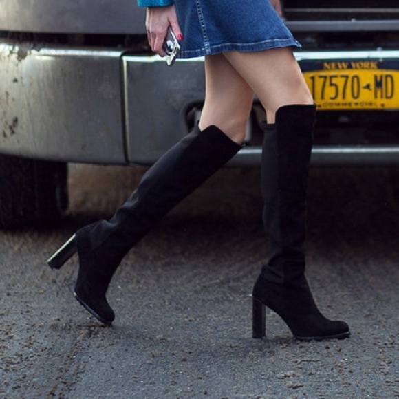 Stuart Weitzman Hijack Suede Boots - Picture 3 of 10